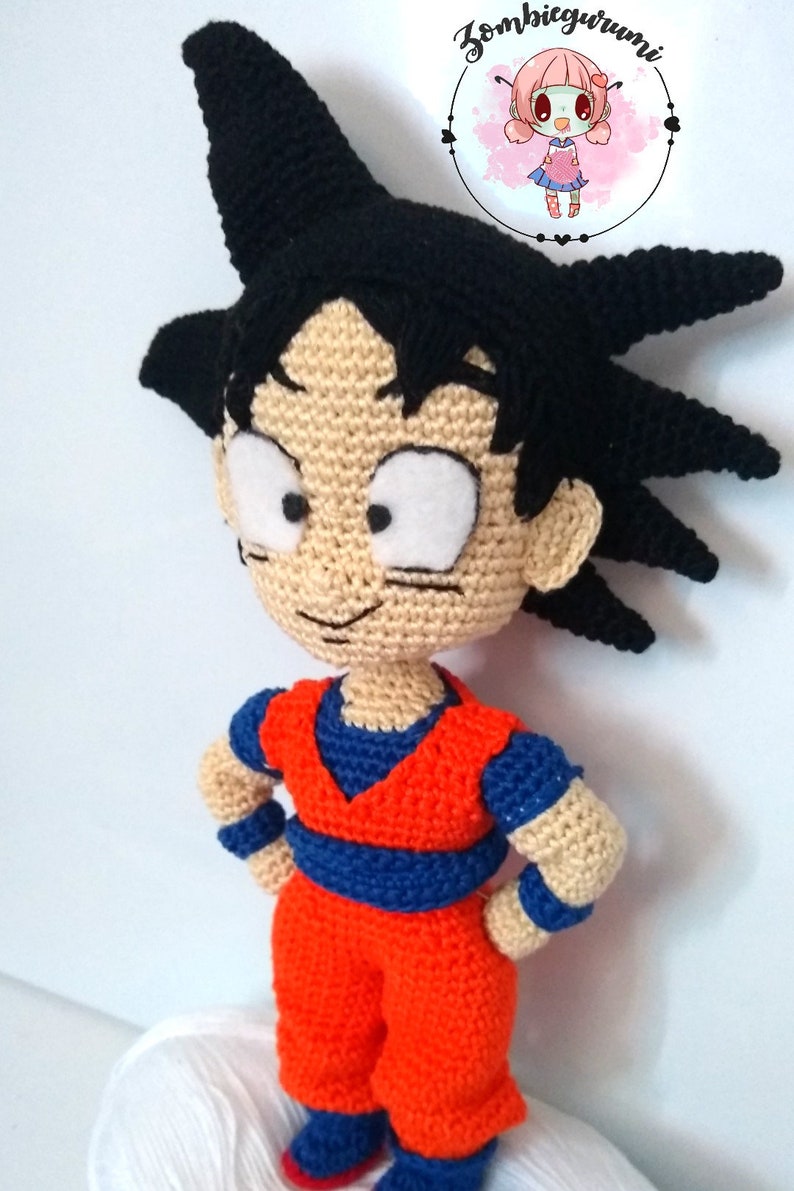AMIGURUMI PATTERN GOKU Etsy