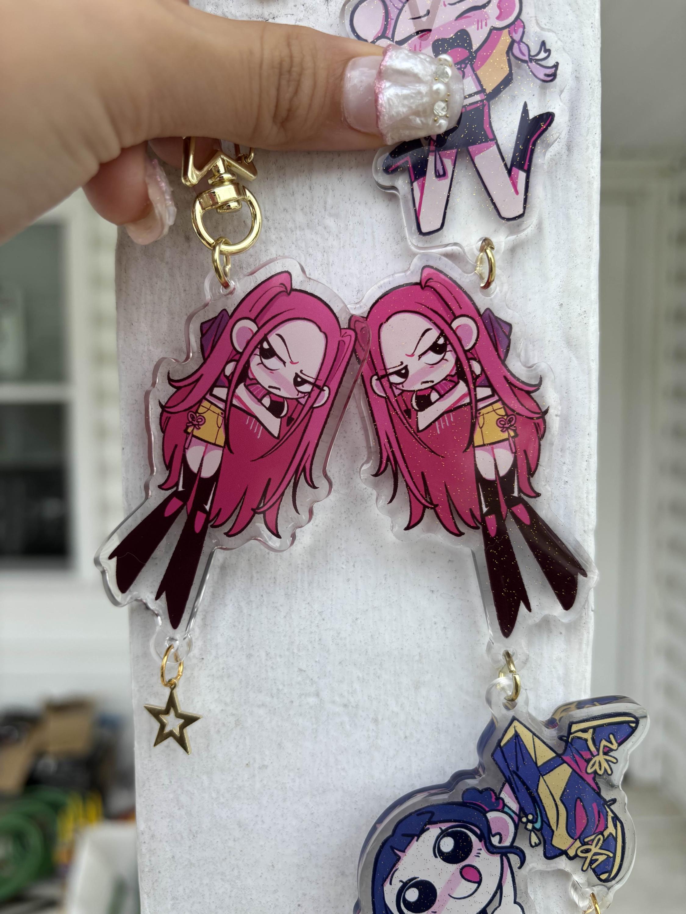 Kpop Girl Chibi Keychains! - Etsy