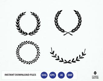 Download Laurel svg | Etsy