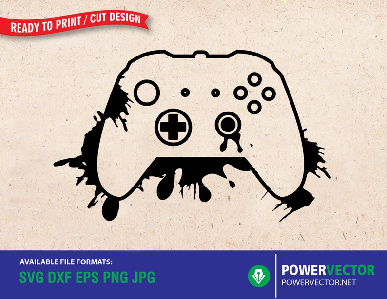 Xbox Game Controller Svg Gamepad Xbox One Svg Video Game Etsy
