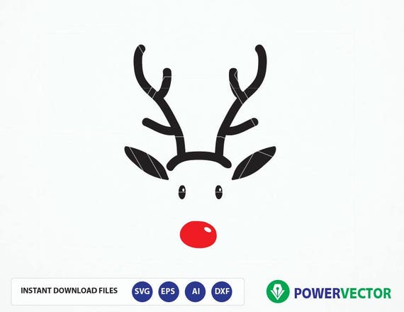 Reno Svg Cara De Reno Svg Navidad Svg Grito Navideno Etsy