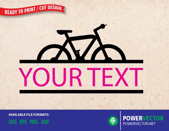 Download Bike Split Monogram Svg Svg Bike Monogram Template Bicycle Etsy