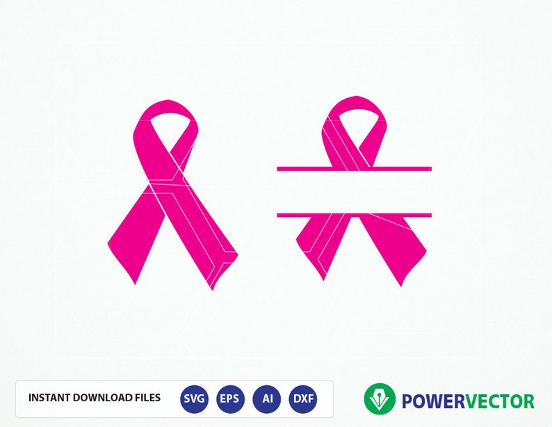 Download Cancer Ribbon SVG Cancer Survivor Monogram SVG Cutting | Etsy
