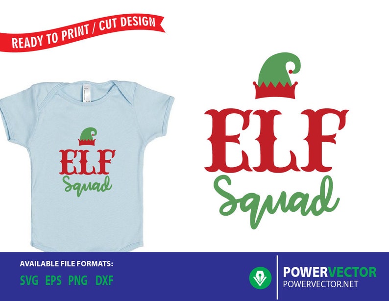 Download Elf Squad SVG Baby Christmas Svg File for Silhouette ...