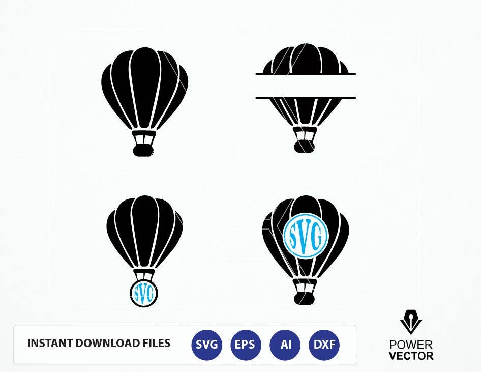 Download Hot air balloon SVG Aerial balloon SVG Hot air balloon | Etsy