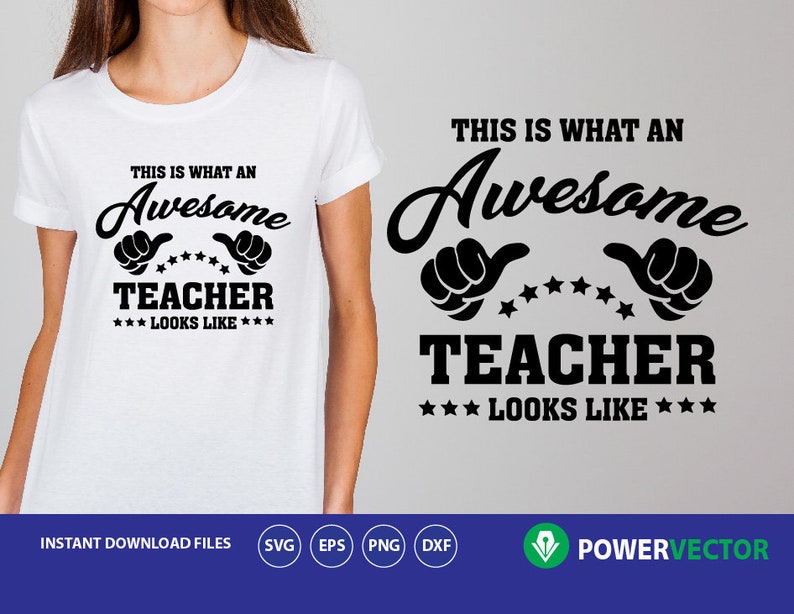 Download Teacher shirt Svg This is what an awesome teacher looks like. | Etsy
