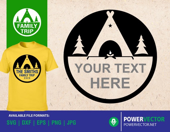 Download Family Camping Trip Camping T Shirt Design Cutting Template Etsy