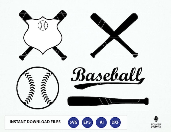 Download Baseball Svg Cut File Baseball Bat Svg Softball Sports Svg Etsy