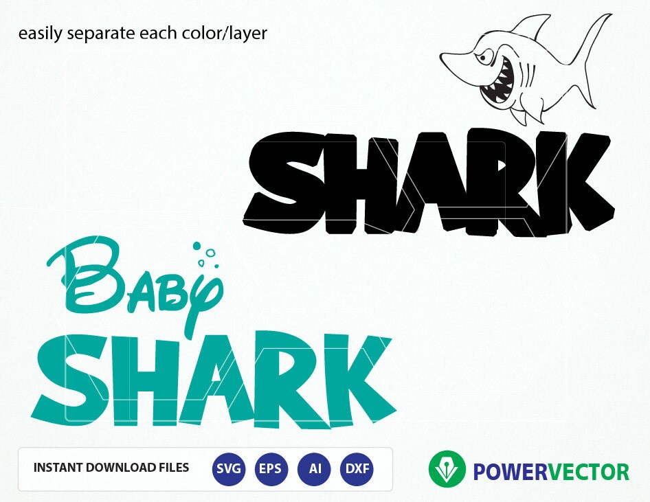 Download Baby Shark SVG File. Shark Cut Files Png svg Studio3. Baby | Etsy