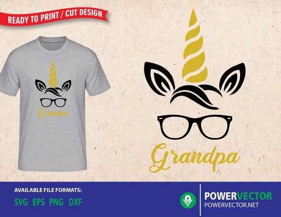 Download Grandpa Unicorn Svg Dxf Eps Png Jpg Print Cut Files For Etsy 3D SVG Files Ideas | SVG, Paper Crafts, SVG File