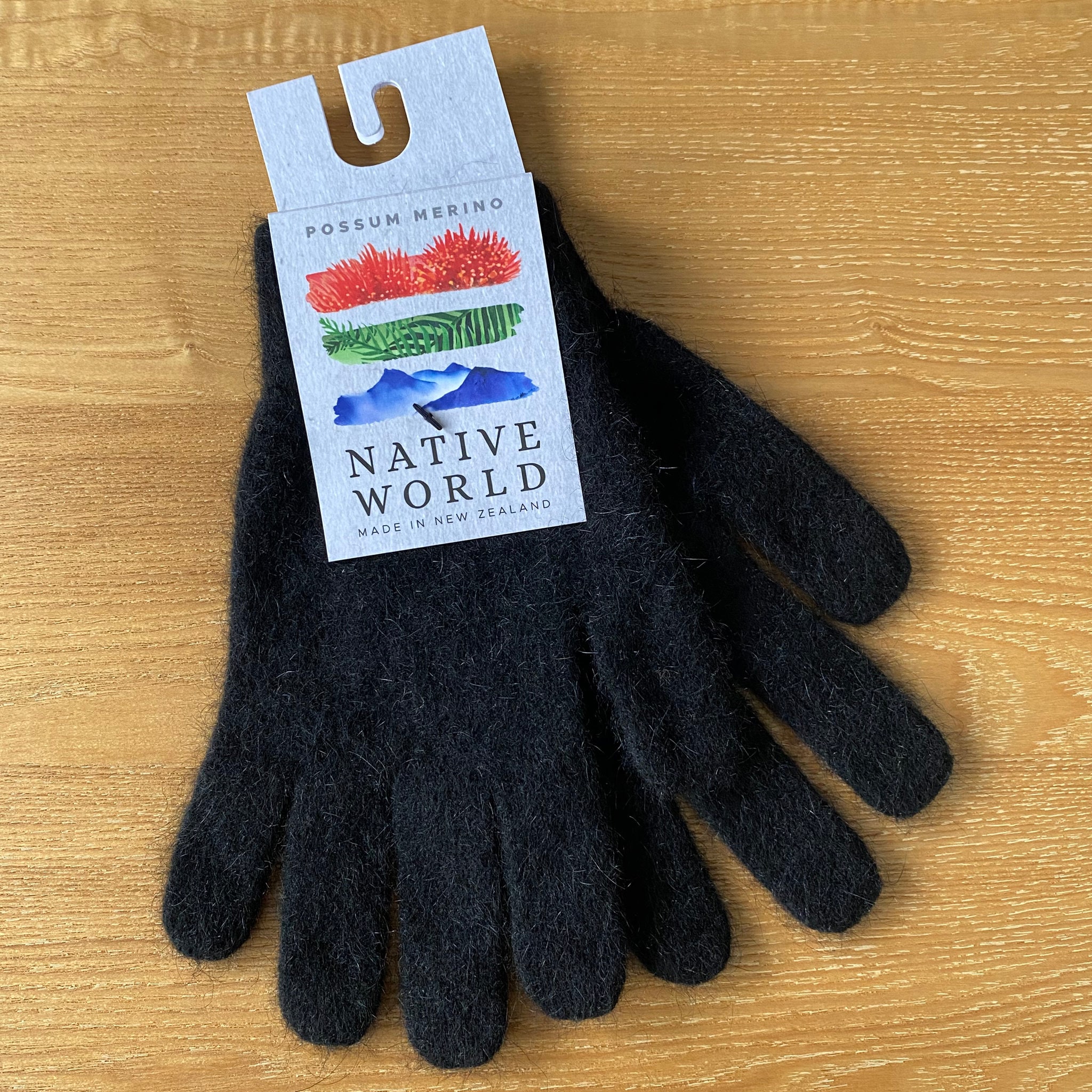 Native World Possum Handschoenen, merinowol, zachte