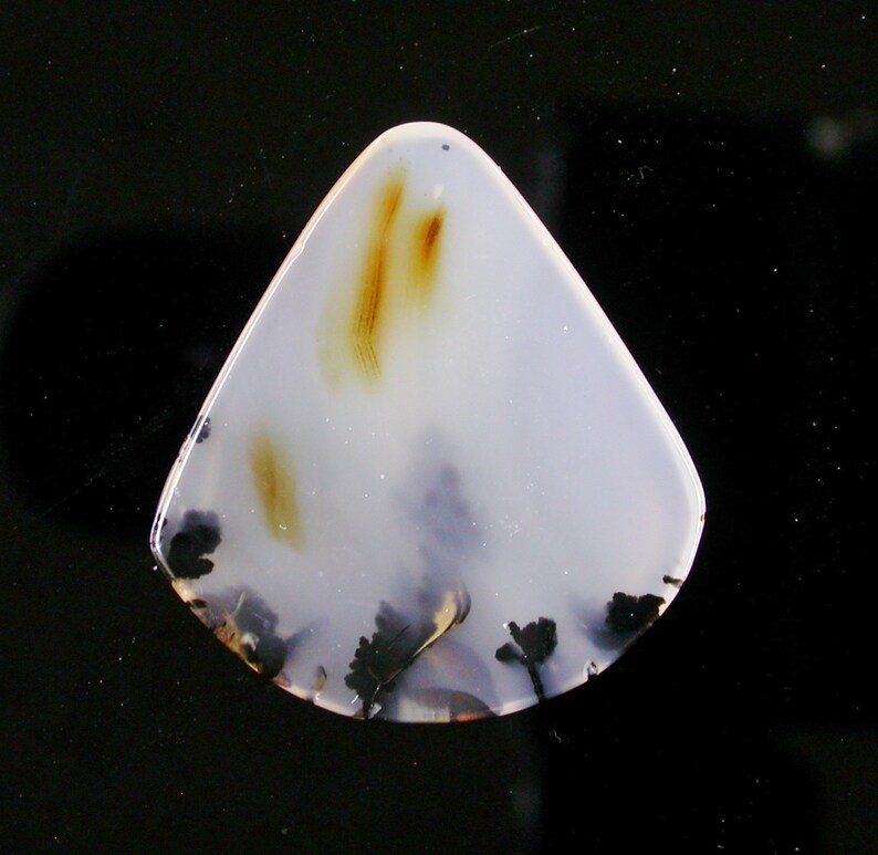 Montana Moss Agate Designer Cabochon Dendritic Agate Etsy France