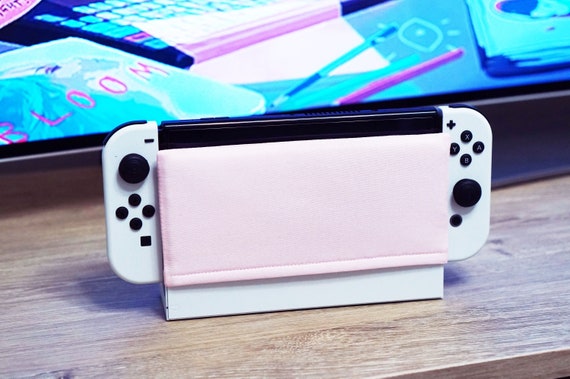 Pink Padded Dock Cover Made for Nintendo Switch OLED Compatible  Accessories, Dock Screen Protection 