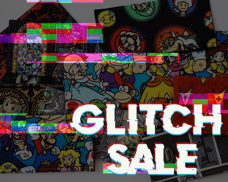 Glitch Sale Padded Dock Cover Made for Nintendo Switch Etsy