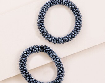 Midnight Blue Beaded Bracelet
