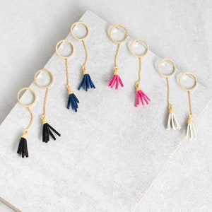 Circle Tassel Earrings