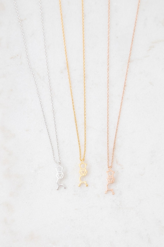 MDMA Molecule Necklace