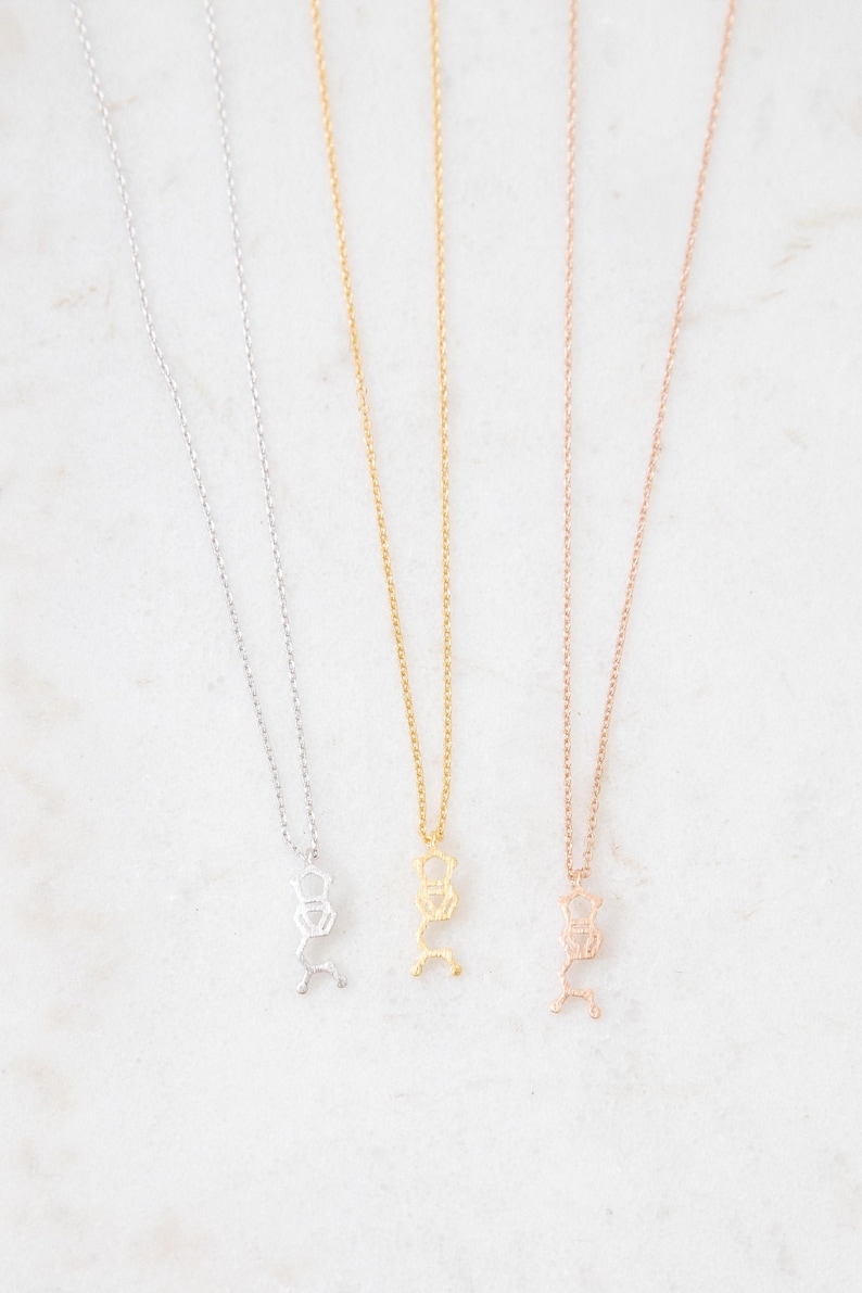MDMA Molecule Necklace bild 1