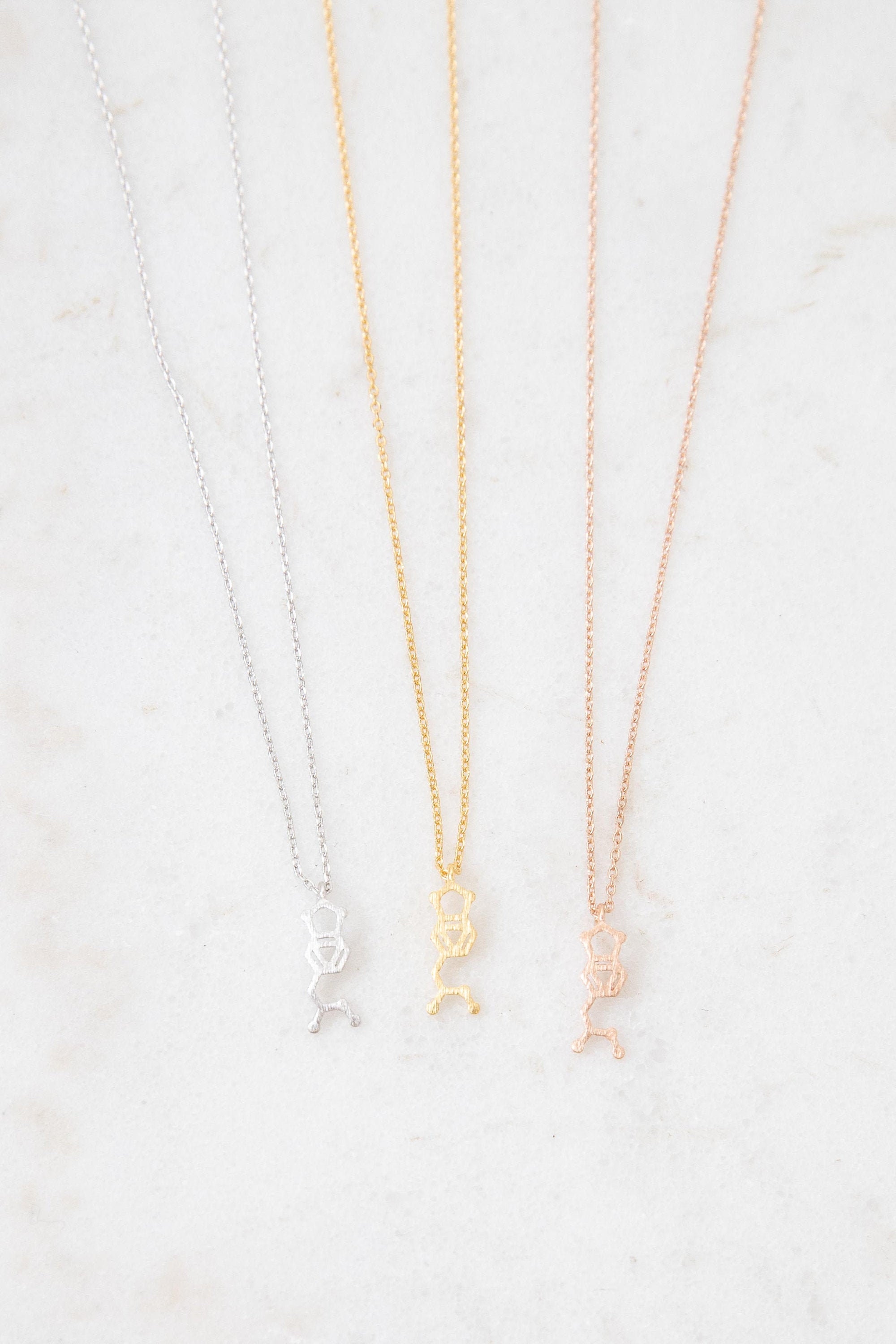 MDMA Molecule Necklace