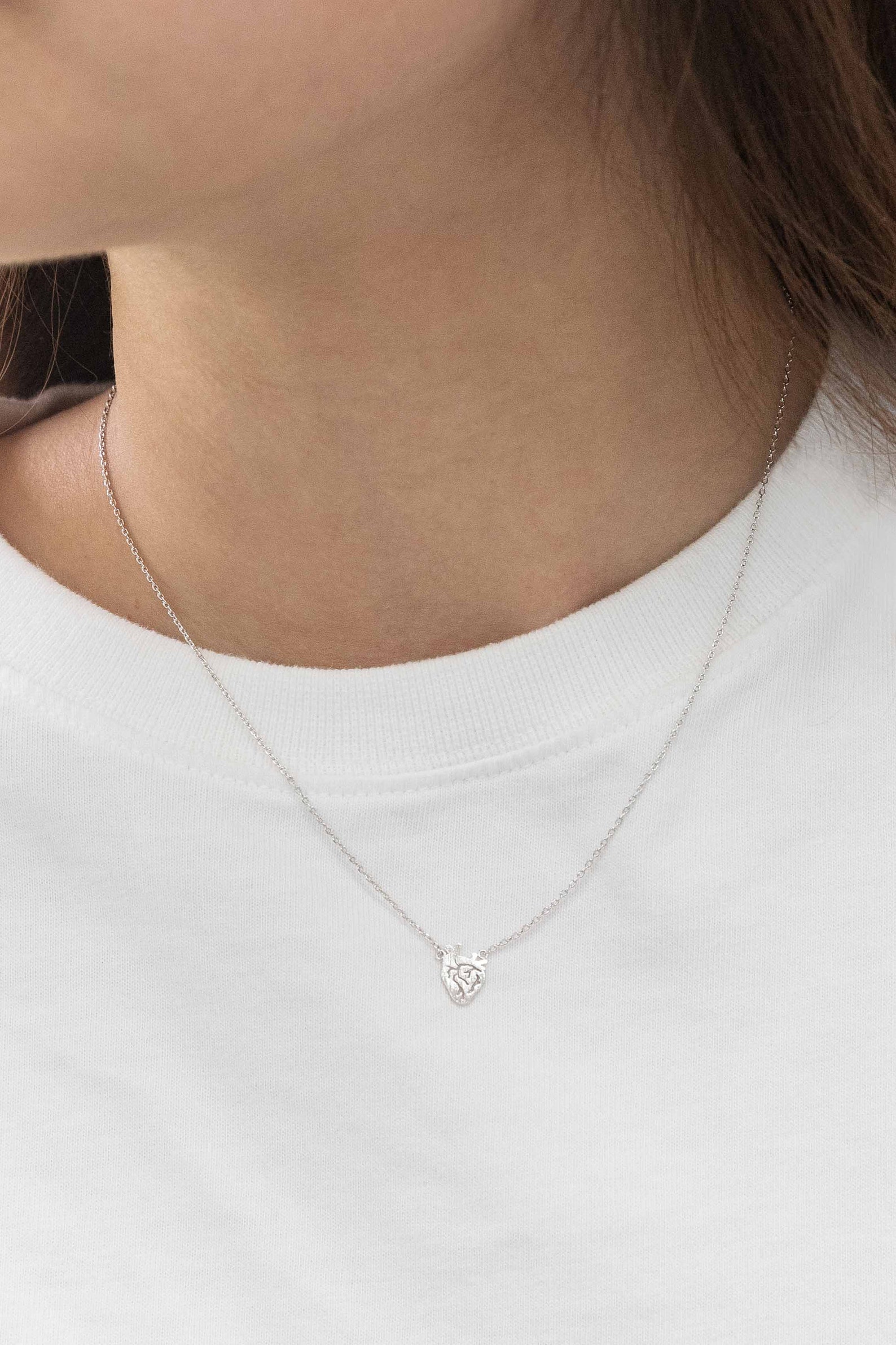 Heart Organ Necklace Etsy