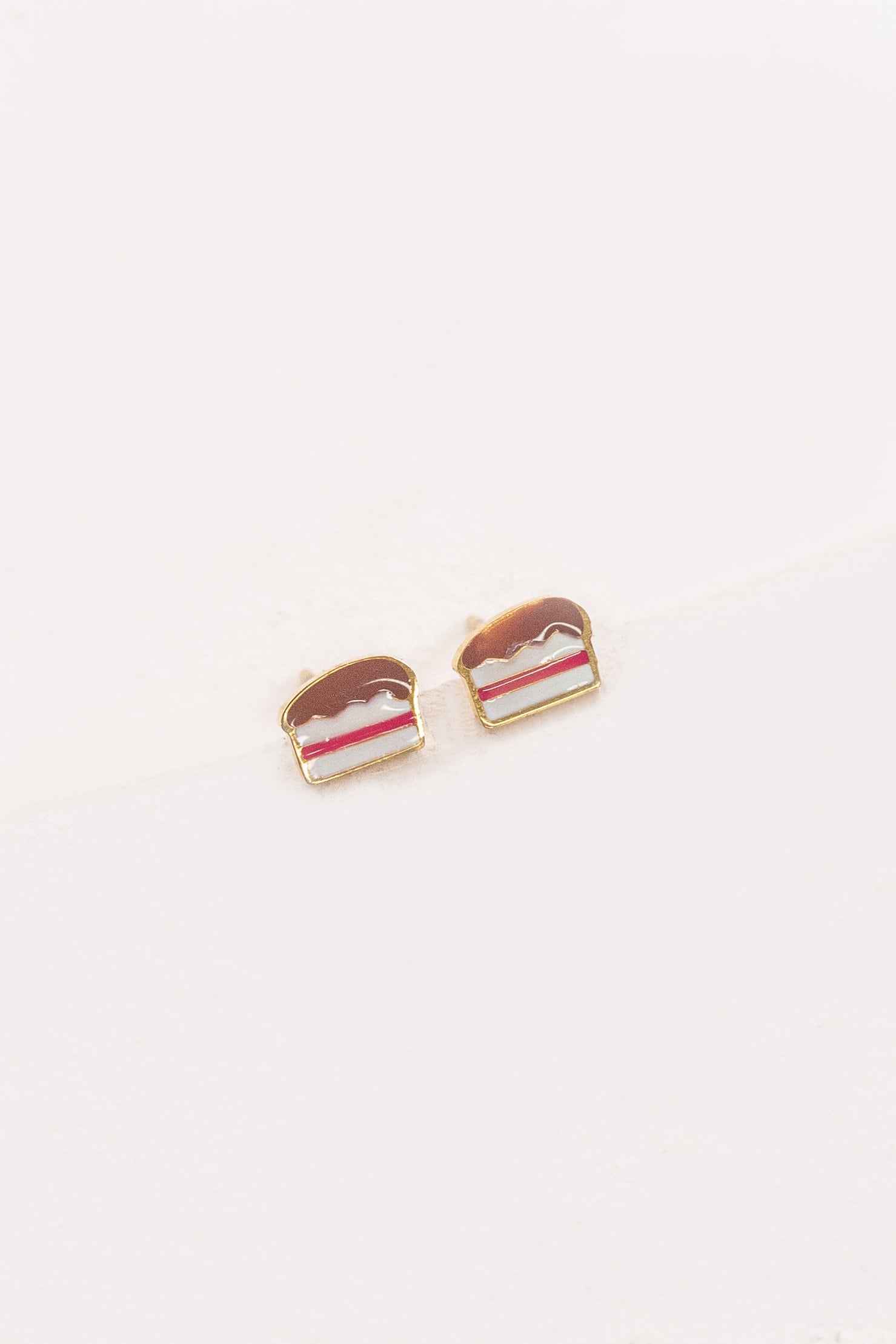 Cake Slice Stud Earrings Etsy