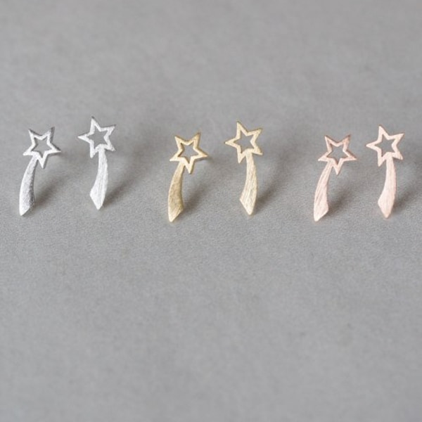 Star Earrings Etsy