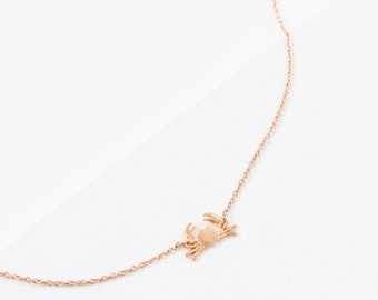 Maryland Crab Necklace (18K Rose Gold)