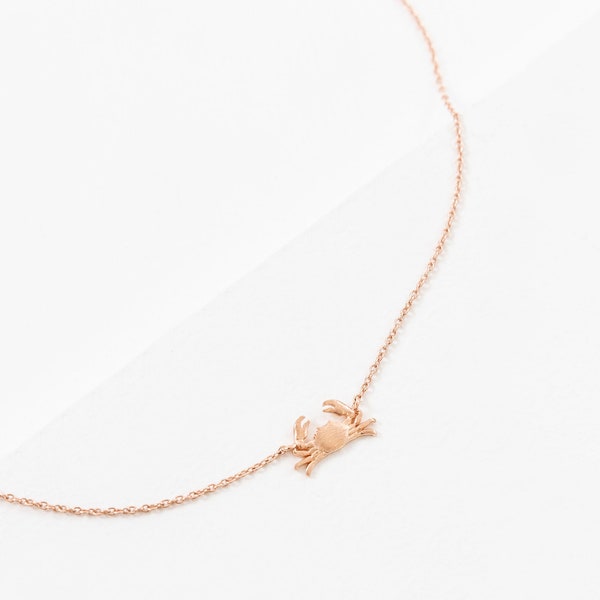 Maryland Crab Necklace (18K Rose Gold)