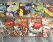 Culinary Arts Institiute 11 Multiple Cookbooks (Softcover) 1950 s