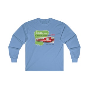 1954 Vintage Whitley Fleet Trailer Brochure Cover - Ultra Cotton Long Sleeve Tee