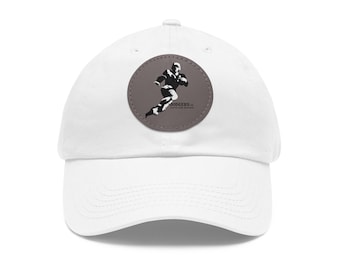 1947 Vintage Brooklyn Dodgers - Cleveland Browns Football - Dad Hat with Leather Patch (Round)