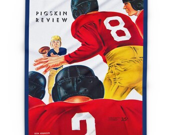 Blanket, 1948 Washington Southern California Football Design, Sports Throw, Fleece Bedding, Game Day Gift, Home Decor