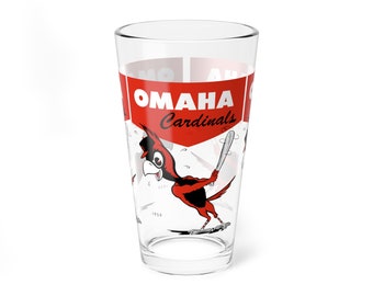 1959 Omaha Cardinals Baseball -  Pint Glass, 16oz