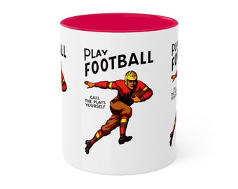 Play Football - Colorful Mugs, 11oz