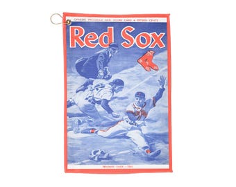 1961 Red Sox Baseball Golf Towel | Vintage Fenway Baseball