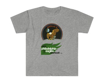 1969 Vintage Eagles Football Yearbook - Softstyle T-Shirt