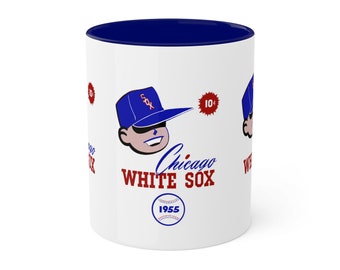 1955 White Sox Baseball Scorecard - Colorful Mug, 11oz