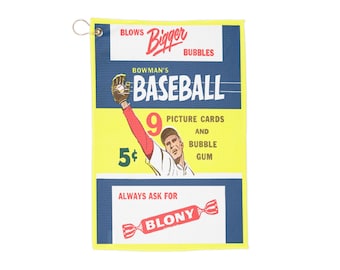 Vintage 1955 Baseball Bowman's Baseball Cards Golf Towels - Sports Memorabilia, Gift for Baseball Fans, Golf Accessories, Retro Sports