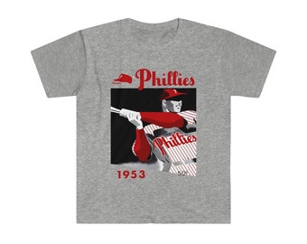 1953 Vintage Philadelphia Baseball Yearbook - Softstyle T-Shirt