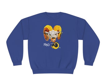 1960 Los Angeles Rams Football - NuBlend® Crewneck Sweatshirt