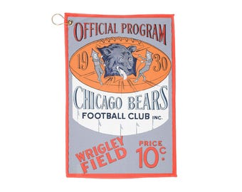 1930 Chicago Football Vintage Graphic Golf Towel