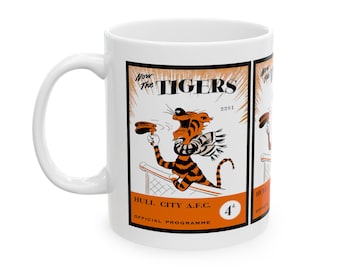Vintage Hull City Football Club Ceramic Mug, 1956 English Football Fan Gift, Soccer Team Memorabilia, Sports Lover Present, Football Fanatic