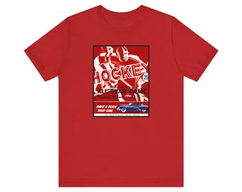 Vintage 1952 All-Star Hockey T-Shirt, Unisex Tee, Sports Fan Gift, Retro Hockey Shirt, Classic Sports Tee