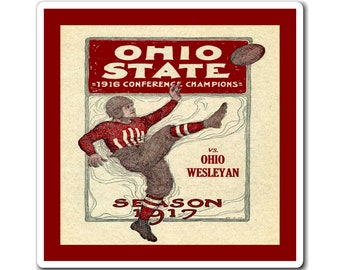1917 Vintage Ohio State Football Program Cover - Magnet