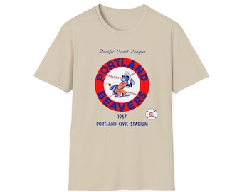 1967 Vintage Portland Beavers - Pacific Coast League Baseball - Softstyle T-Shirt