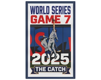 2025 Baseball World Series Game 7 The Catch Microfiber Towel
