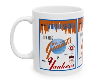 1951 Baseball World Series Ceramic Mug - Sports Fan Gift, Vintage Baseball Collectible, Baseball Memorabilia, Coffee Mug, Tea Cup