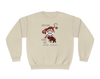 1945 Vintage Detroit Tigers - Chicago Cubs World Series Program Sweatshirt, Baseball Fan Gift, Sports Memorabilia, Retro