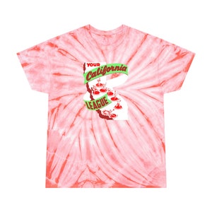 1949 California League - Baseball - Tie-Dye Tee, Cyclone