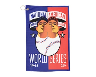 1945 Baseball World Series Golf Towel